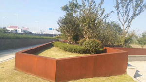 路北耐候钢挡土墙